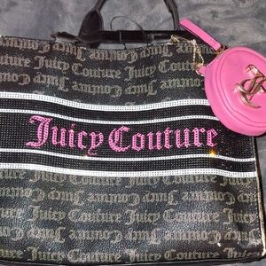 Juicy Couture Black and Pink Women's Bag Set